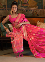 Rani Woven Silk Saree