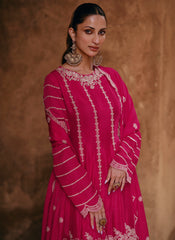 Rani Party Wear Chinon Palazzo Style Suit
