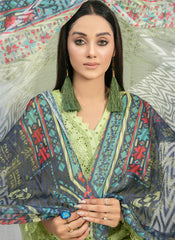 Green Heavy Cotton Pakistani Style Suit