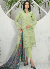 Green Heavy Cotton Pakistani Style Suit