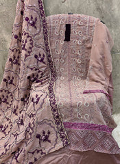 Mauve Georgette Pakistani Style Suit