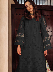 Black Heavy Cotton Pakistani Style Suit