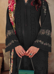 Black Heavy Cotton Pakistani Style Suit