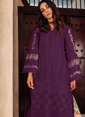 Purple Heavy Cotton Pakistani Style Suit