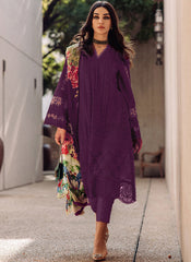 Purple Heavy Cotton Pakistani Style Suit