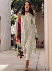 Light Grey Heavy Cotton Pakistani Style Suit