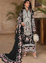 Black Georgette Pakistani Style Suit