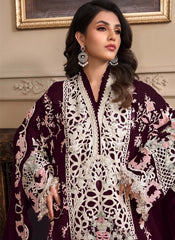 Wine Georgette Pakistani Style Suit