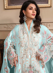 Sky Blue Georgette Pakistani Style Suit