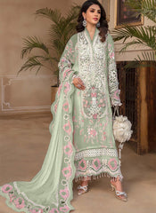 Light Green Georgette Pakistani Style Suit