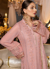 Dusty Peach Embroidered Pakistani Style Cotton Suit