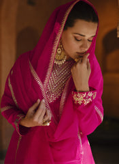 Rani Embroidered Premium Silk Straight Cut Suit